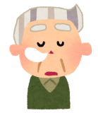 居眠りする親族代表